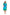 La Cera Cotton Knit Short Sleeve Blue Turquoise Tie-Dye Dress - Plus Size - La Cera
