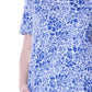 La Cera Cotton Jersey Knit Floral A-Line Dress - La Cera