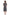 La Cera White Flower Printed A-Line Dress - La Cera