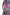 La Cera Black and Fuchsia Plus Size A-Line Knit Dress - La Cera