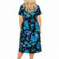La Cera Rainforest Floral Printed A-Line Dress