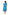 La Cera Plus Size Blue Floral Print A-Line Dress - La Cera