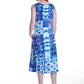 La Cera Plus Sleeveless Cotton Knit Batik Dress