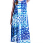La Cera Plus Sleeveless Cotton Knit Batik Dress