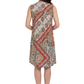 Vestido con estampado de cachemira persa de La Cera