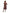 La Cera Mosaic Floral Print Pleat Front Dress - La Cera