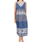 La Cera Tiered Print Sundress - La Cera