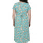 Plus Size La Cera Button Front Short Sleeve Dress - La Cera