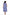 La Cera Blue Patchwork Plus Size Sleeveless Dress - La Cera