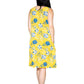 La Cera Cornflower Floral Sleeveless Sundress - La Cera