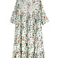 La Cera Lovebird Floral Print Maxi Dress - La Cera