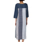 La Cera Floral Embroidered Rayon Dress - La Cera