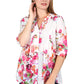 La Cera Rose & Coral Blossom Tunic