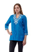 La Cera Embroidered and Beaded Jacquard Cotton Tunic - La Cera