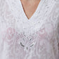 La Cera Embroidered and Beaded Jacquard Cotton Tunic - La Cera