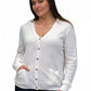 La Cera Long Sleeve Cardigan with Pockets - Plus Size - La Cera
