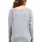 Jersey La Cera con escote en V y manga Dolman - Tallas Grandes