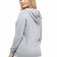 La Cera Drawstring Hooded Pullover Sweater - Plus Size