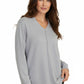 Comfort Luxe Collection Cozy Knit V Neck Tunic