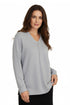 Comfort Luxe Collection Cozy Knit V Neck Tunic - La Cera