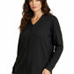Comfort Luxe Collection Cozy Knit V Neck Tunic