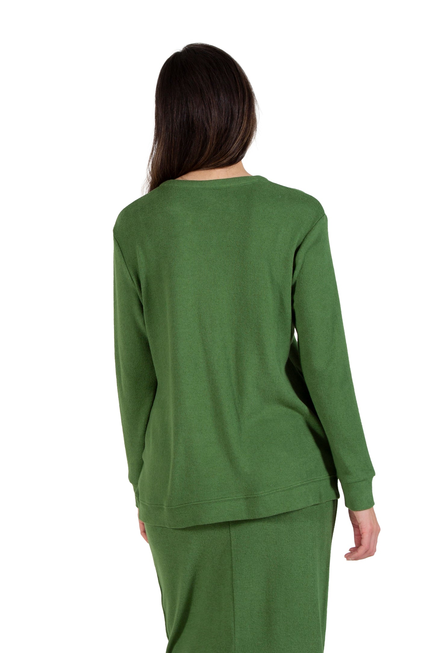 Comfort Luxe Collection Cozy Knit V Neck Tunic