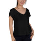 A La Carte By La Cera Cotton V-Neck Top - La Cera