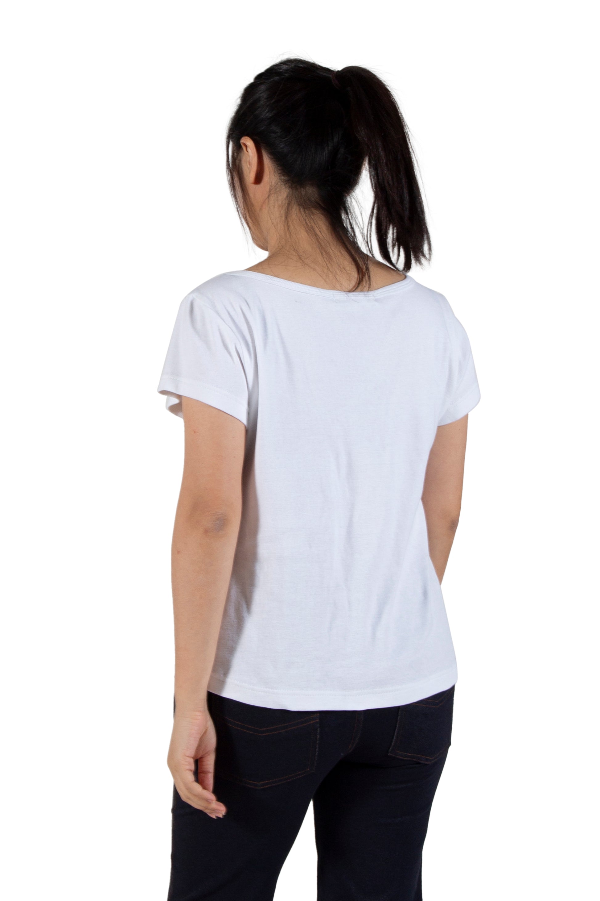 A La Carte By La Cera Cotton V-Neck Top - La Cera