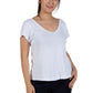 A La Carte By La Cera Cotton V-Neck Top - La Cera