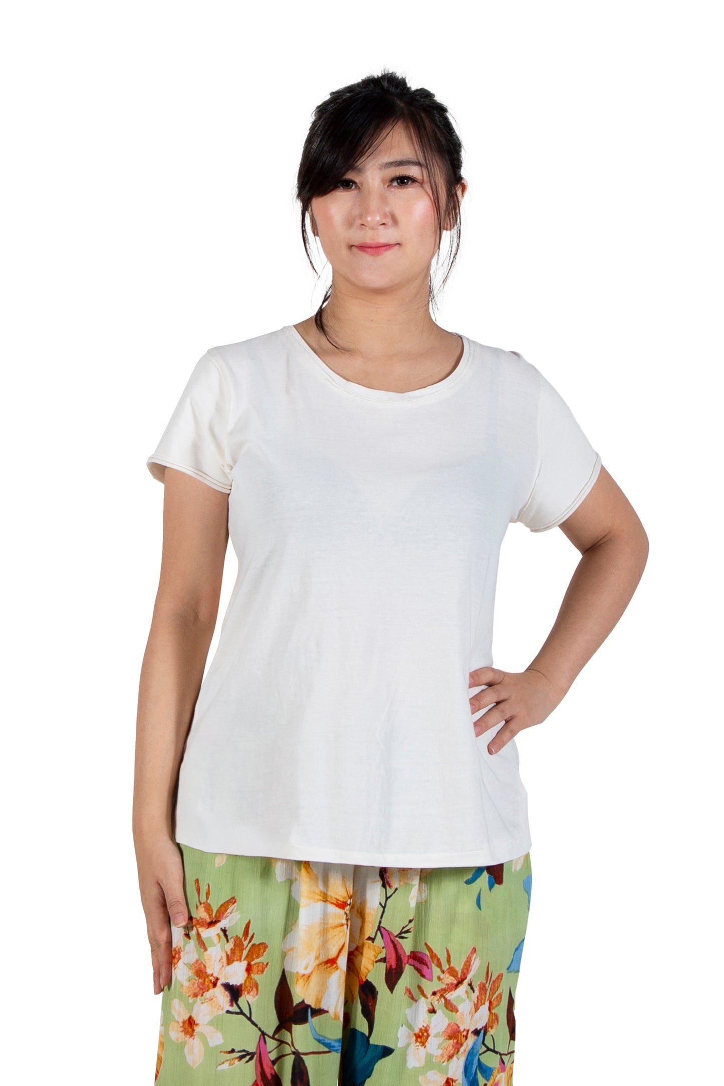 A La Carte by La Cera 100% Cotton Pre-Washed  Tee