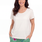 A La Carte by La Cera 100% Cotton Pre-Washed  Tee