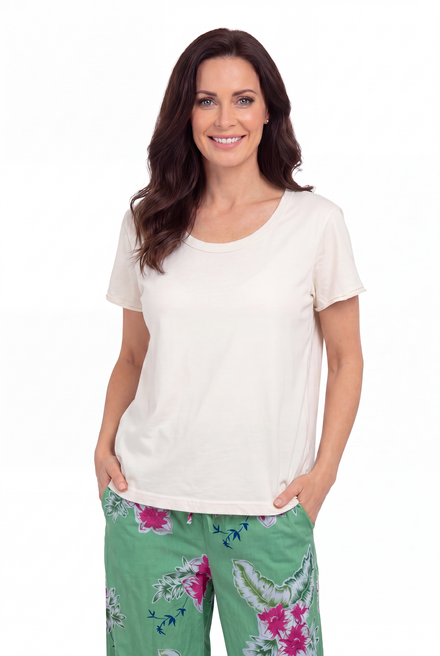 A La Carte by La Cera 100% Cotton Pre-Washed  Tee