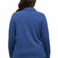 Plus Size Comfort Luxe Collection Cozy Notch Collar Shirt