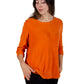 Comfort Luxe Collection Cozy Knit Crew Neck Tee - La Cera