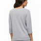 Comfort Luxe Collection Cozy Knit Crew Neck Tee - La Cera
