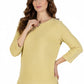 Comfort Luxe Collection Cozy Knit Crew Neck Tee - La Cera