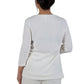 Comfort Luxe Collection Cozy Knit Crew Neck Tee - La Cera