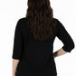 Comfort Luxe Collection Cozy Knit Crew Neck Tee - La Cera