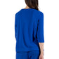 Comfort Luxe Collection Cozy Knit Crew Neck Tee - La Cera
