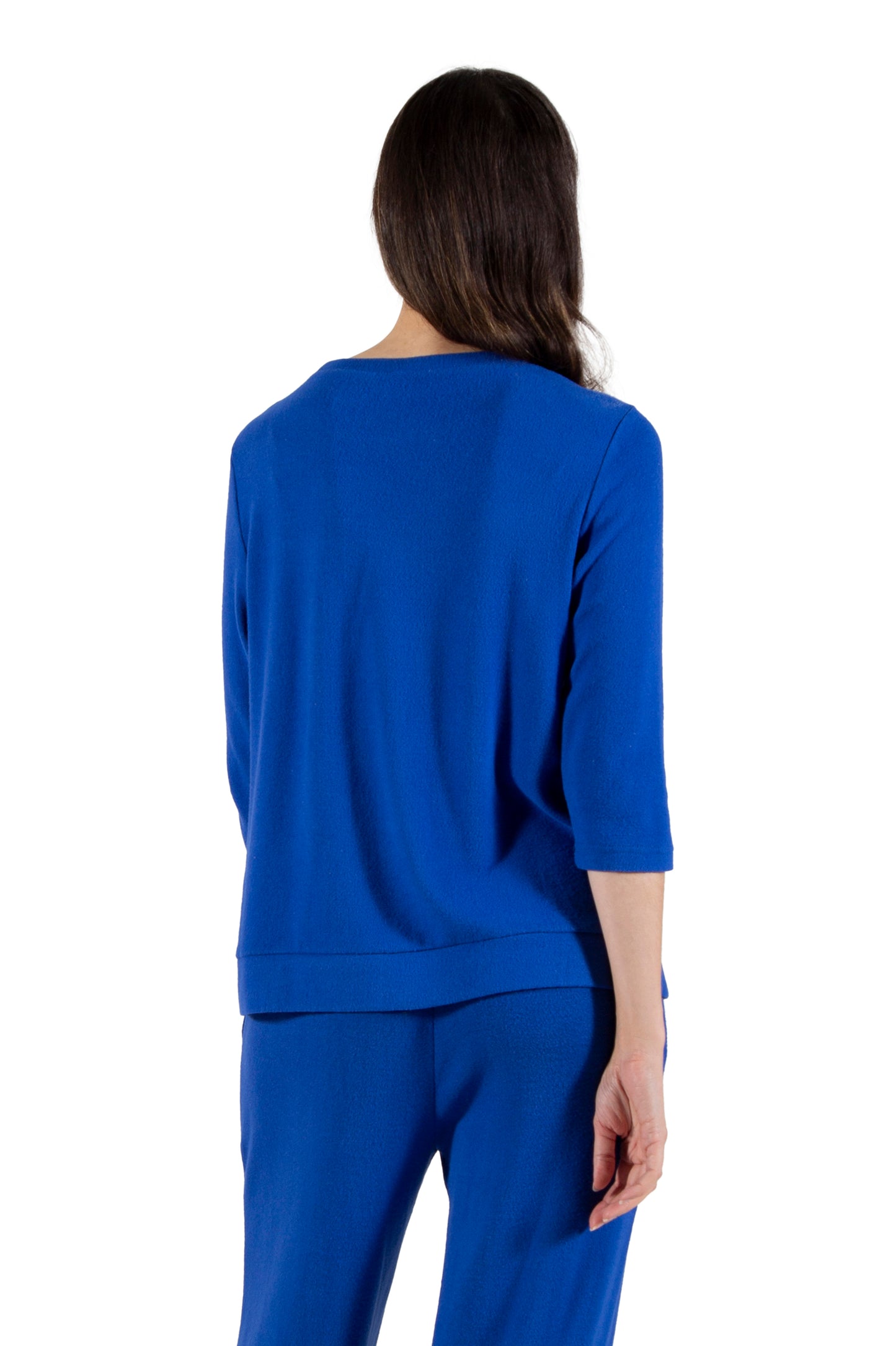 Comfort Luxe Collection Cozy Knit Crew Neck Tee - La Cera