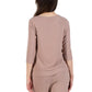 Comfort Luxe Collection Cozy Knit Crew Neck Tee - La Cera
