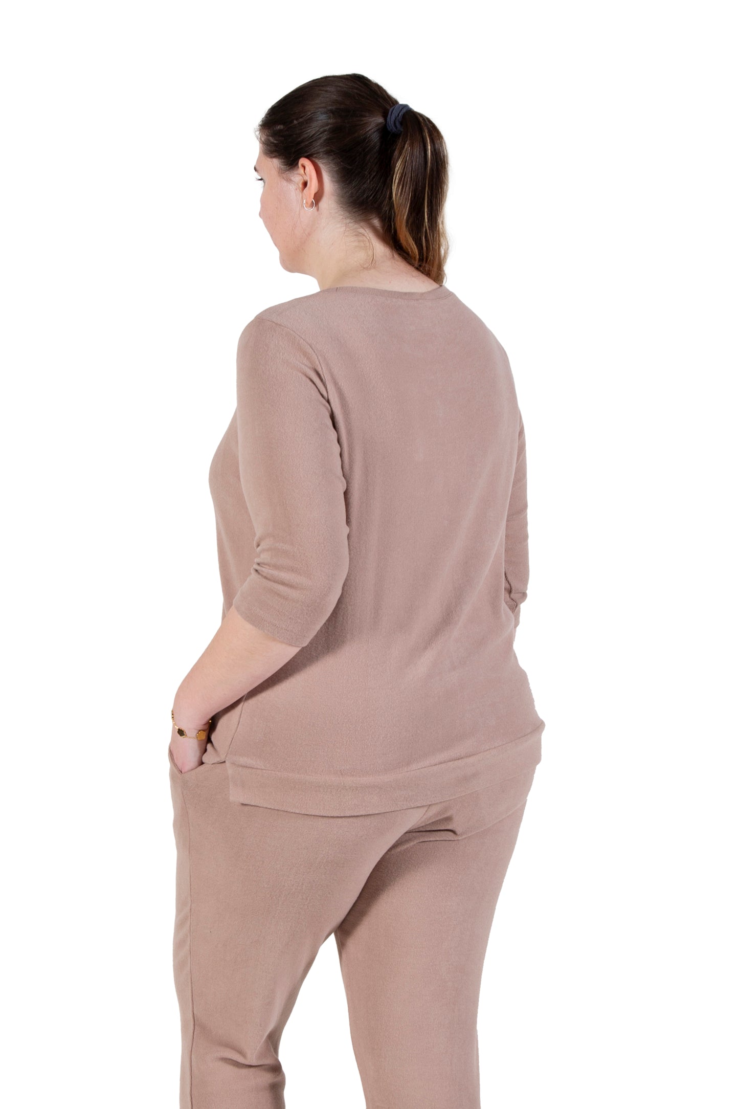 Plus Size Comfort Luxe Collection Crew Neck Tee