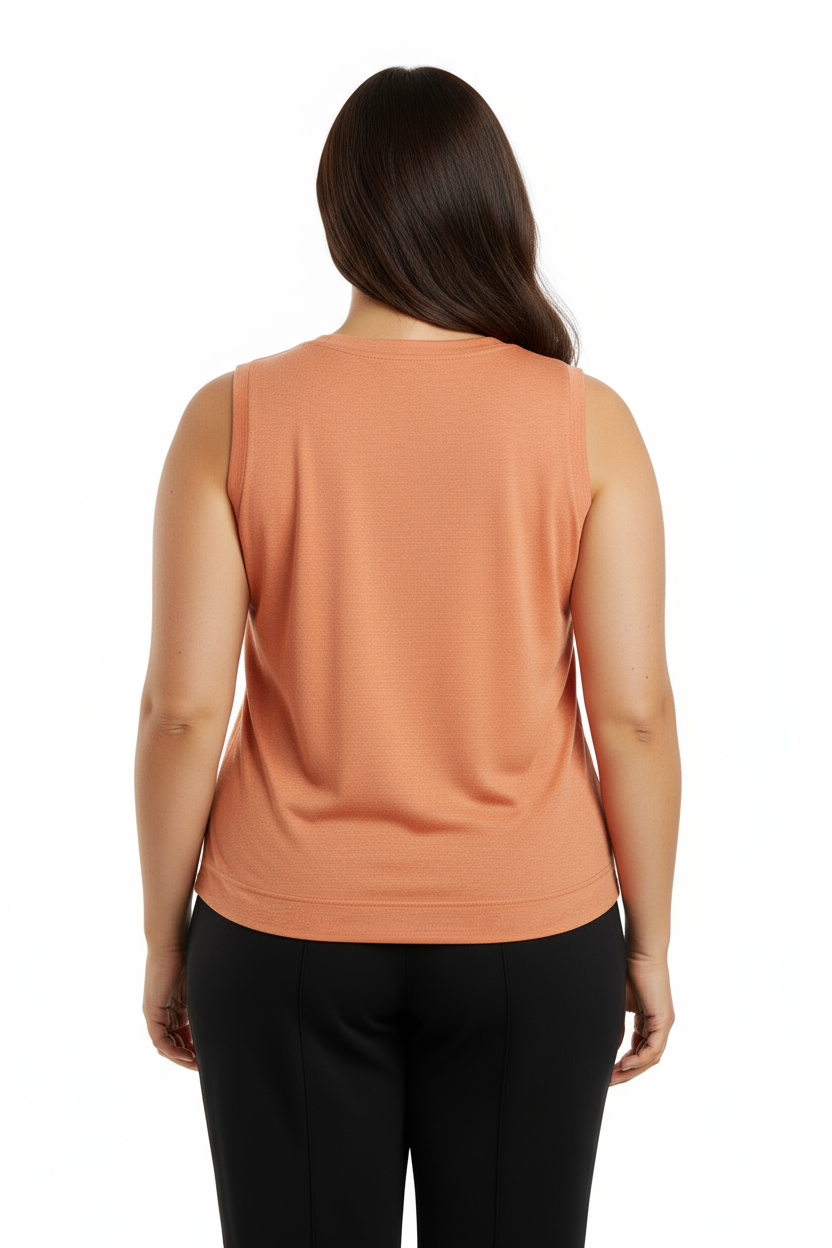 Plus Size Comfort Luxe Collection Cozy Knit Tank Top