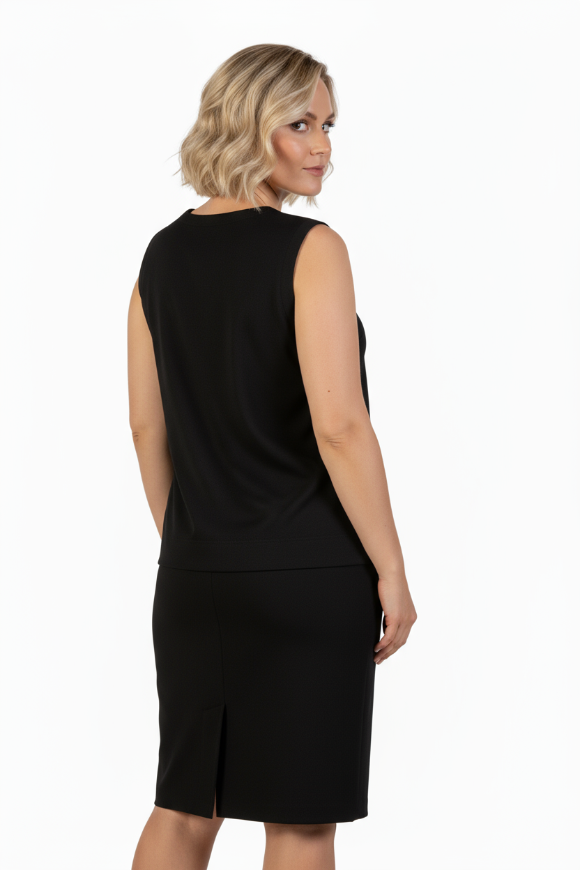 Plus Size Comfort Luxe Collection Cozy Knit Tank Top