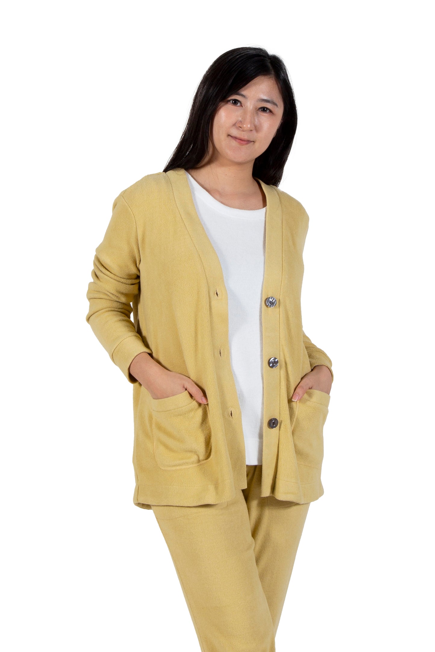 Comfort Luxe Collection Cozy Knit Button Front Jacket - La Cera