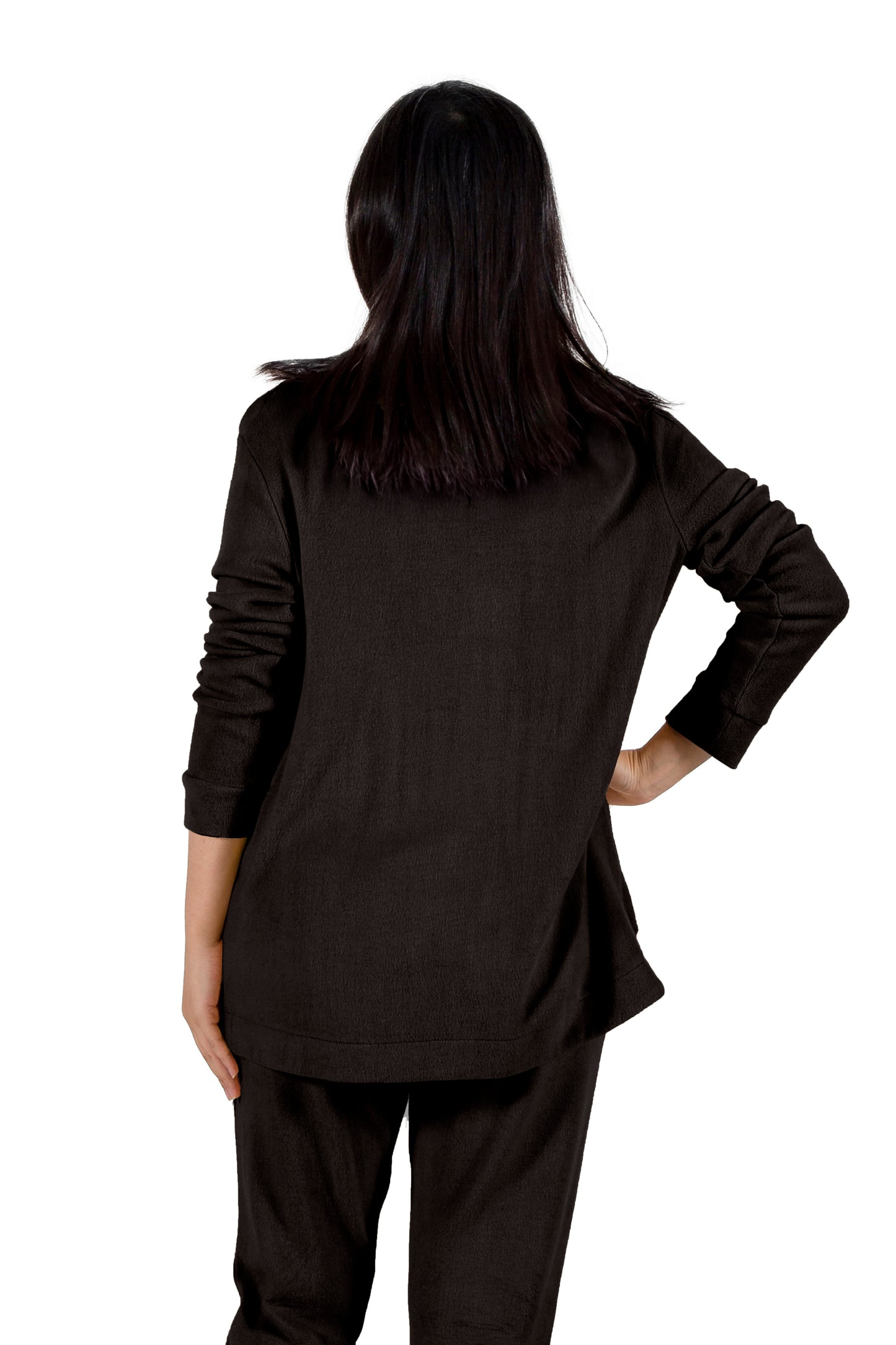 Comfort Luxe Collection Cozy Knit Button Front Jacket - La Cera