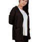 Comfort Luxe Collection Cozy Knit Button Front Jacket - La Cera
