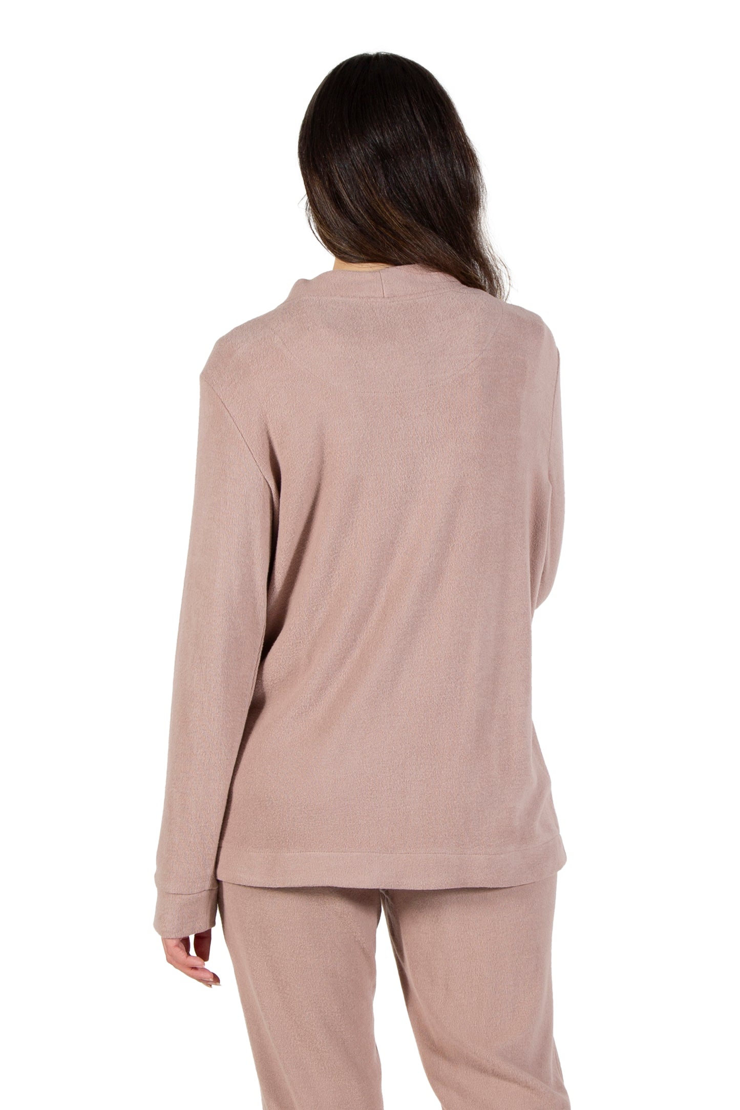 Comfort Luxe Collection Cozy Knit Button Front Jacket - La Cera