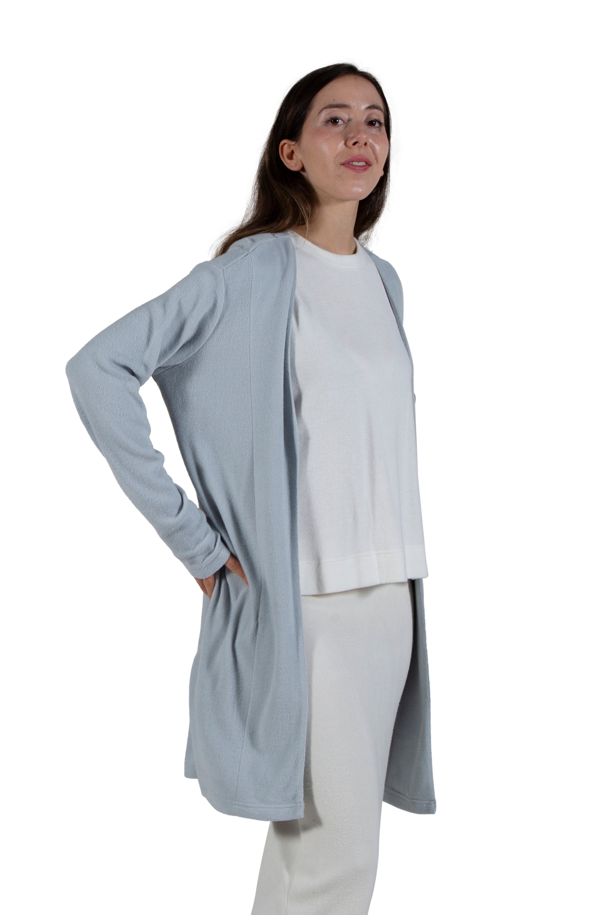 Comfort Luxe Collection Cozy Knit Knee Length Cardigan - La Cera