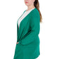 Plus Size Comfort Luxe Collection Knee Length Cardigan - La Cera